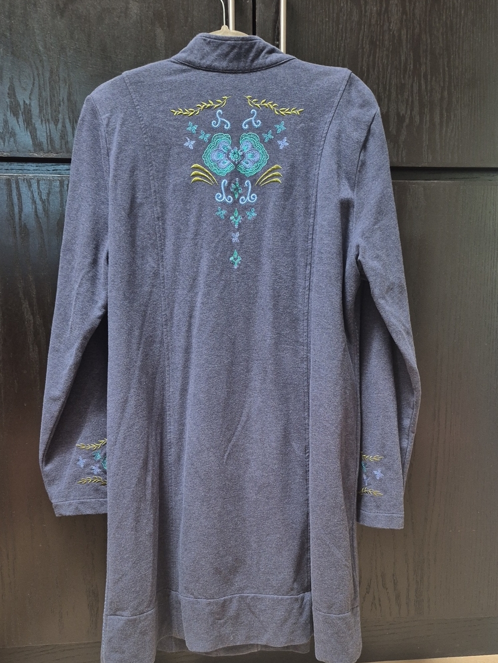 Sundance Royal Ambrosia Blue Cotton Jacket Sz Xl - Picture 5 of 5